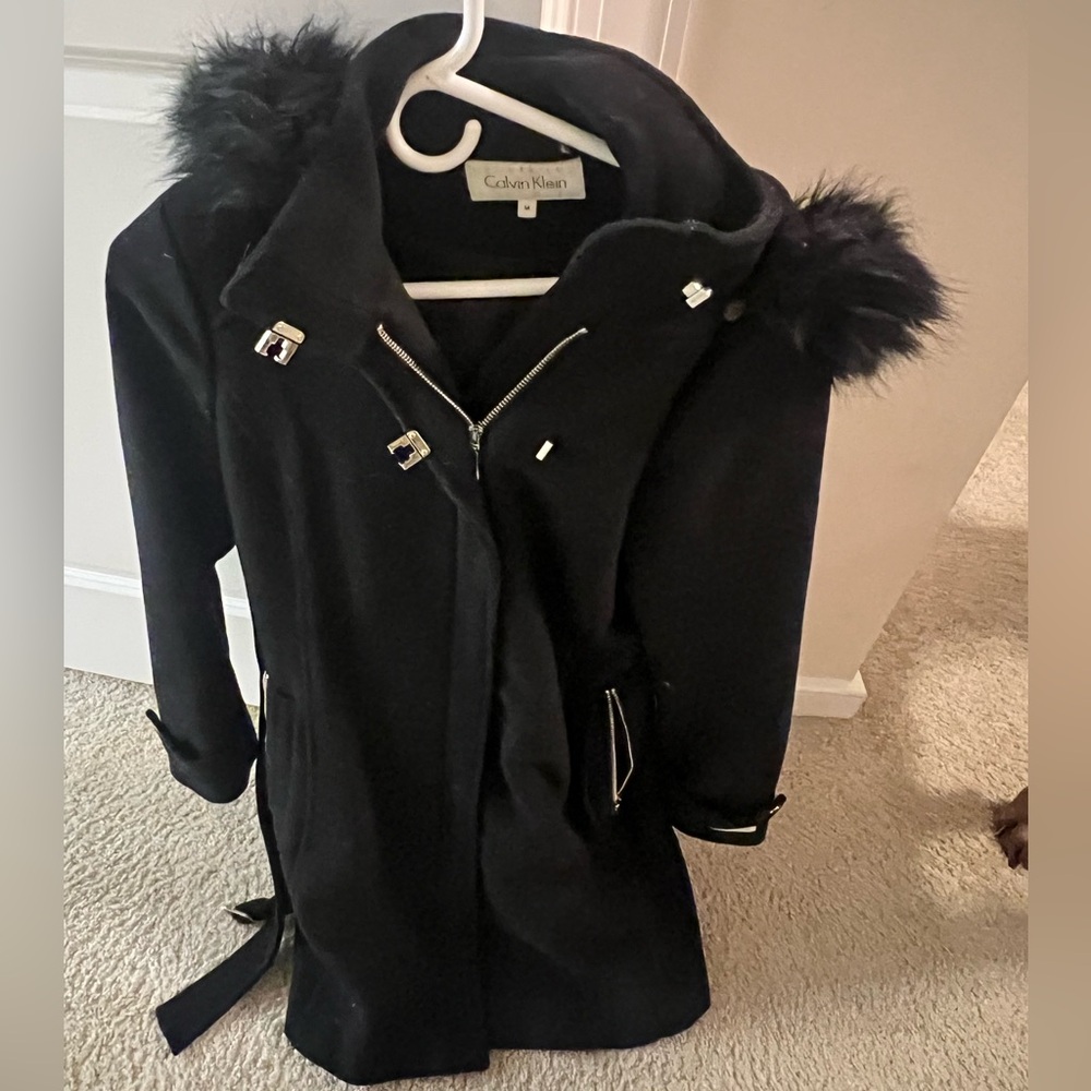 Hooded Pea Coat